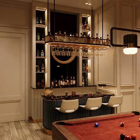 Basement bar Area