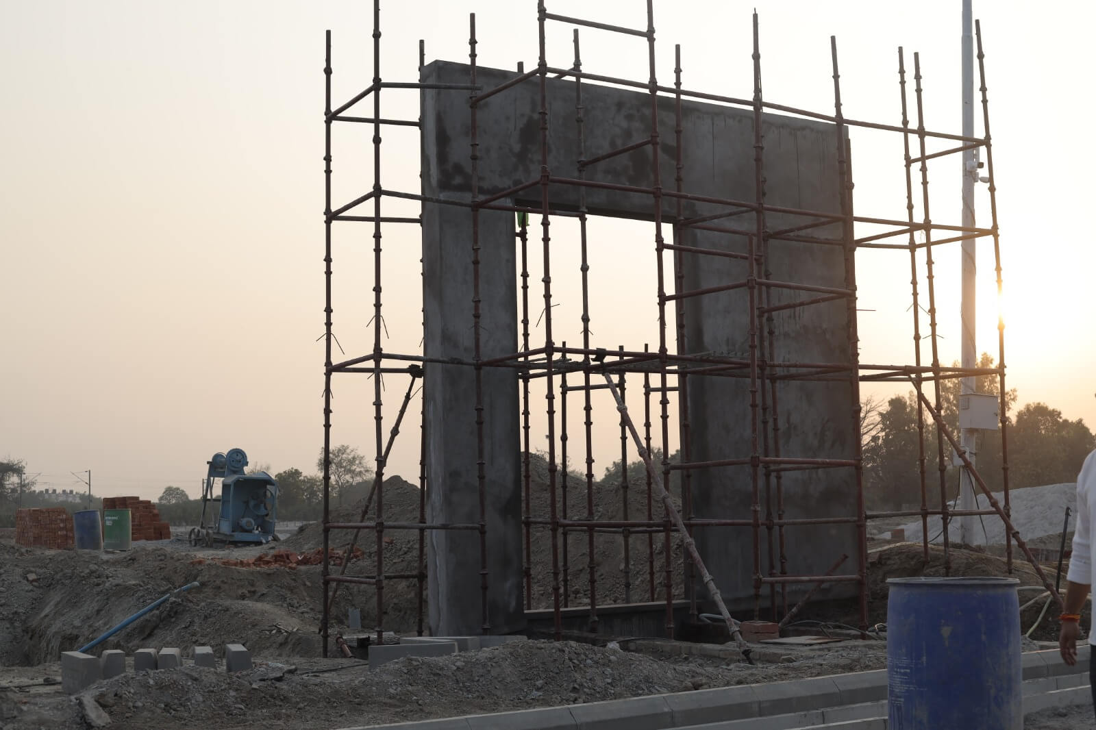 Entry Portal Civil work Completed