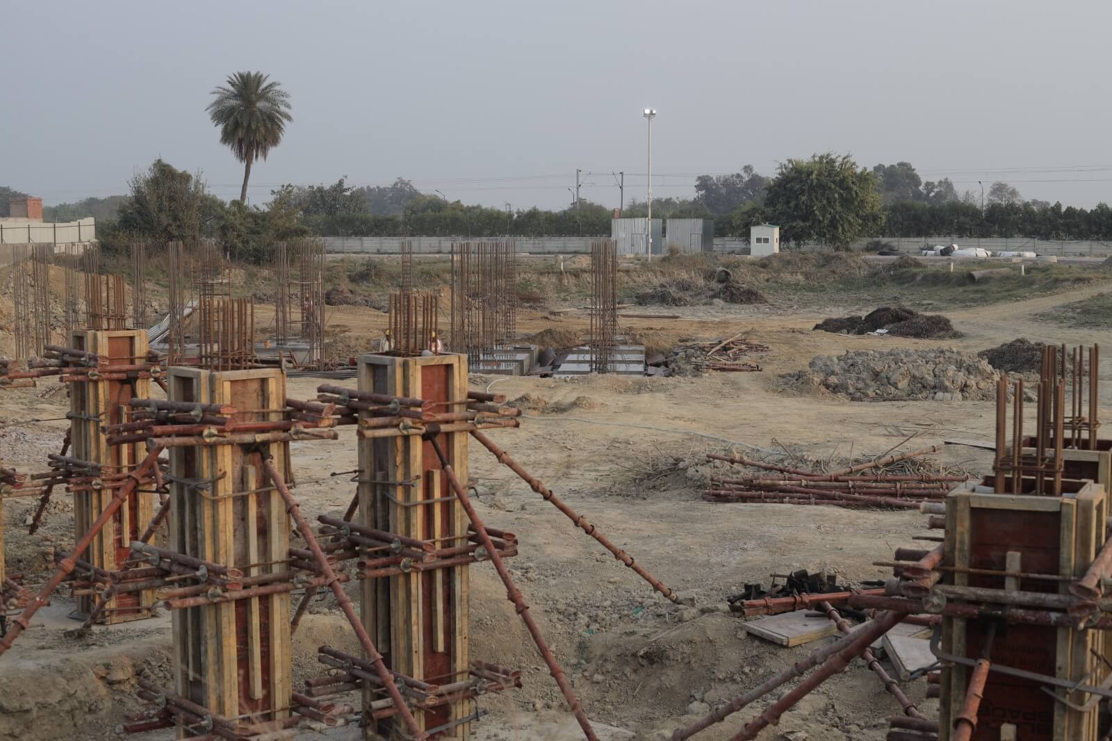 Skywalk Column Casting WIP