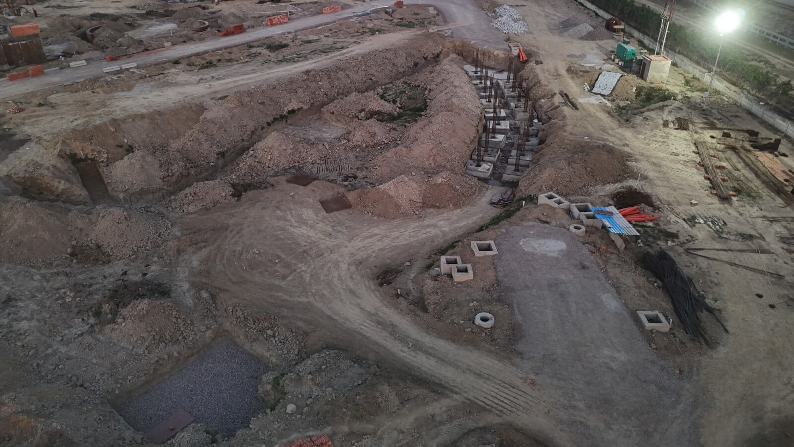 Vechular Bridge Foundation Casting WIP