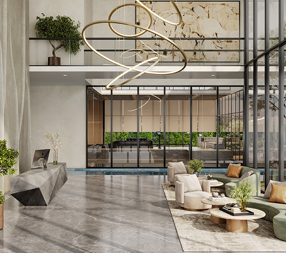 Double-Height Entrance Lobby