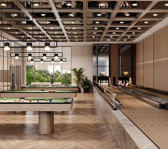 Bowling and Billiards Lounge