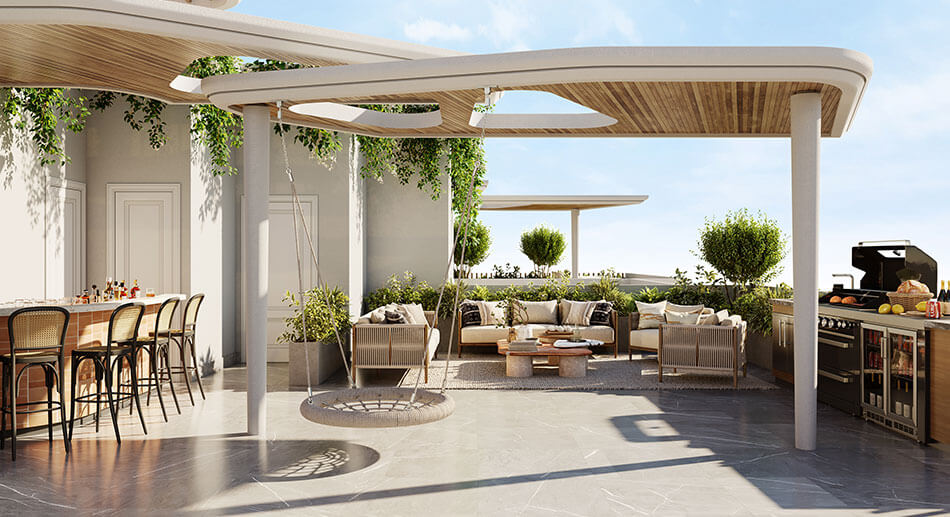 Terrace Barbecue Area