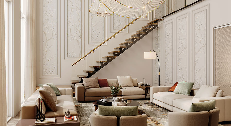 Penthouse Drawings Area(Double Height)